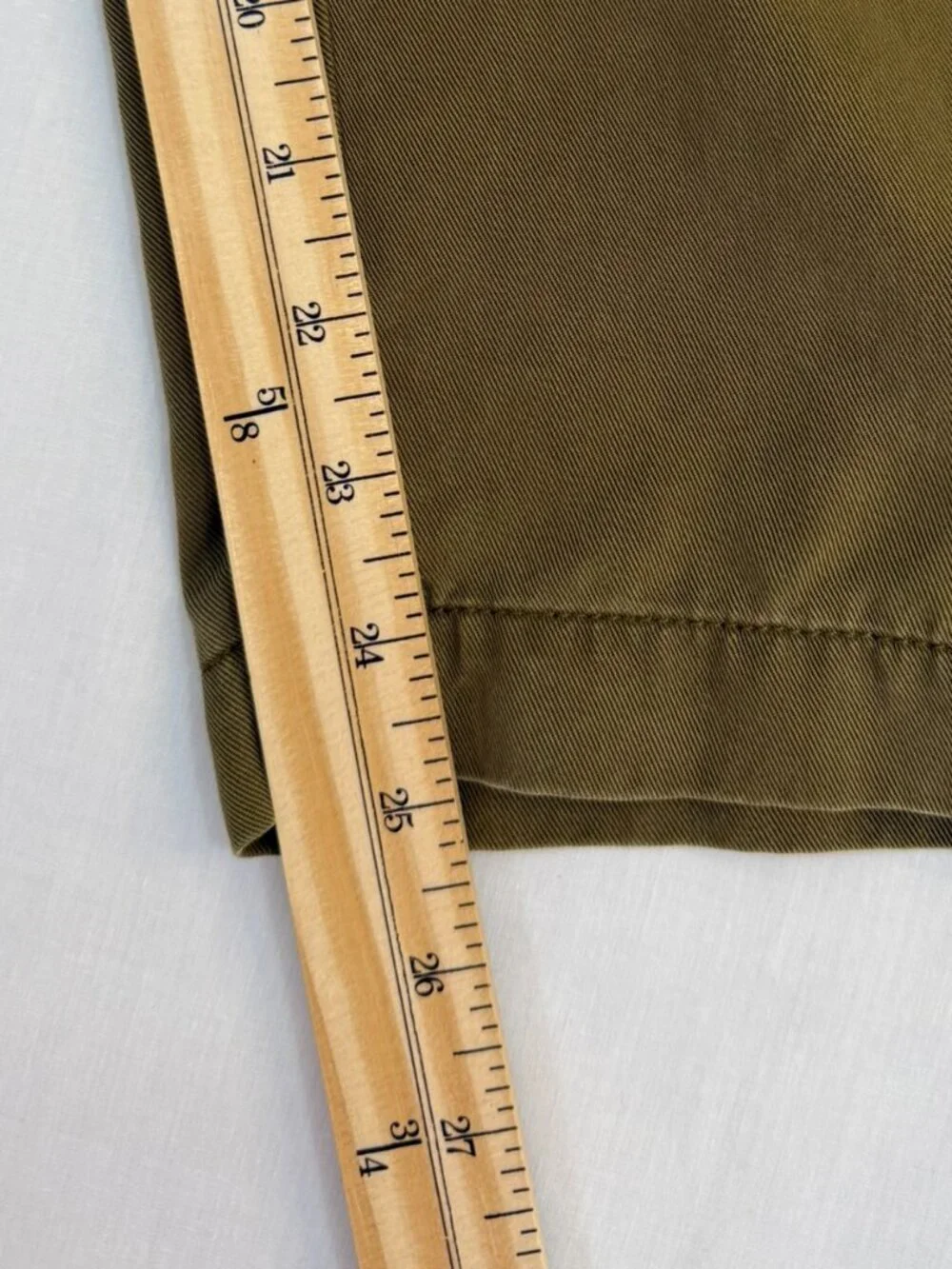 Banana Republic Olive Tie Waist Utility Crop Pants Size S